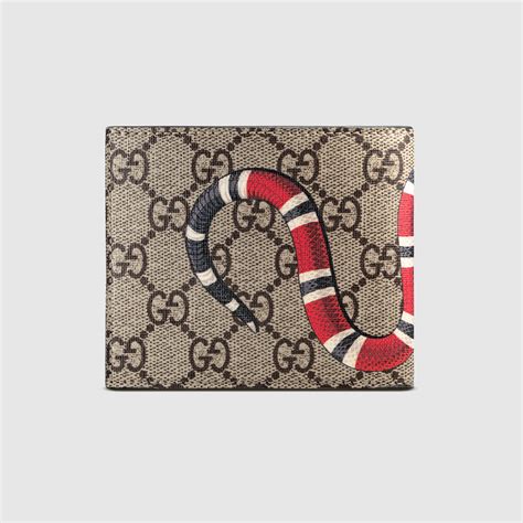 supreme gucci wallet replica|gucci snake wallet men's.